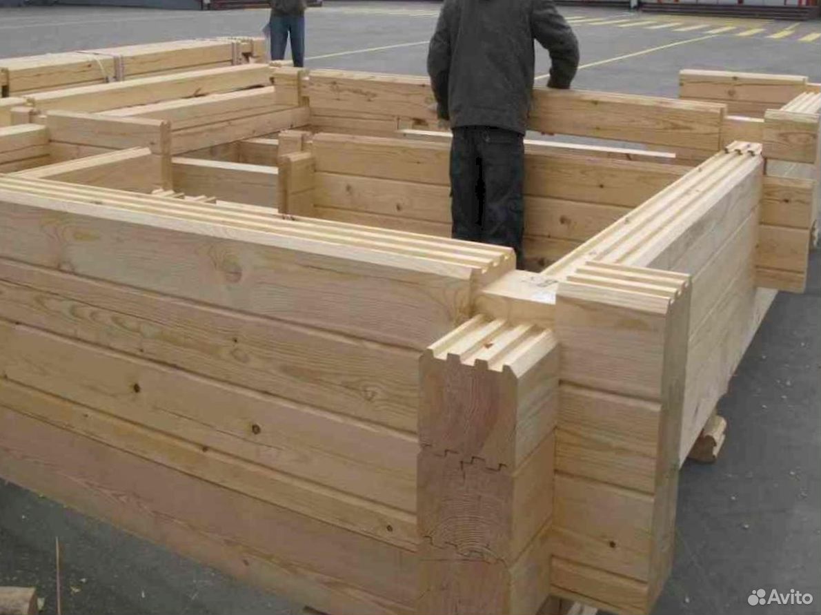 Дом из профилированного бруса в чашу