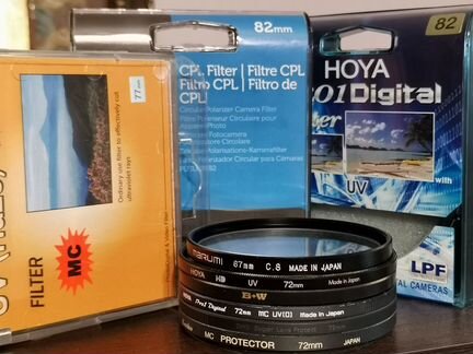 Фильтры для Объективов 67mm, 72mm, 77mm, 82mm