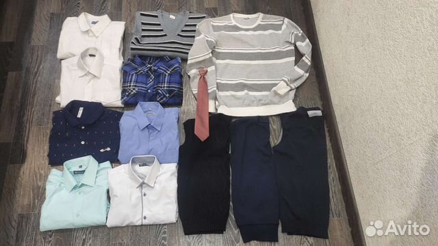 Рубашки жилеты свитер одним лотом