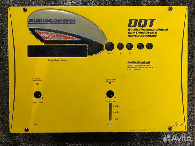 2х канальный эквалайзер Audiocontrol DQT