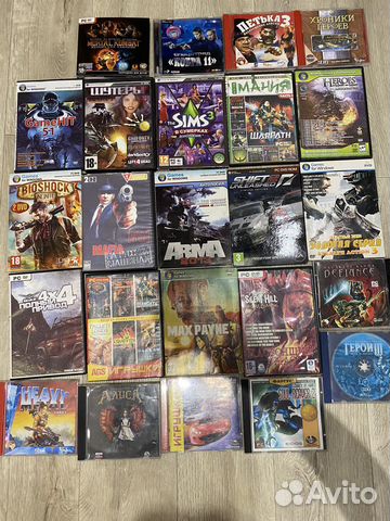 Компьютерные диски с играми