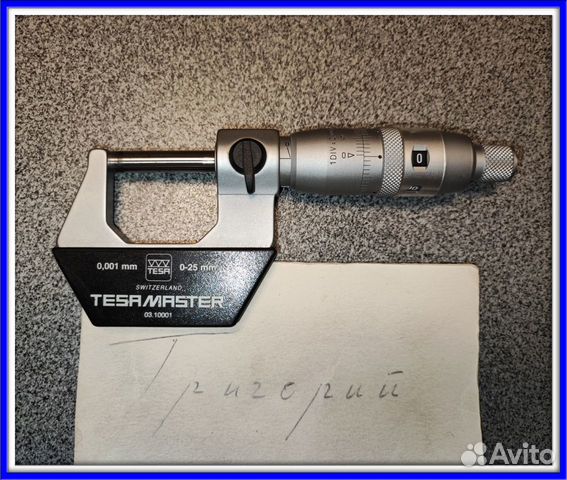 Микрометр Tesa 0-25мм, 0.001мм