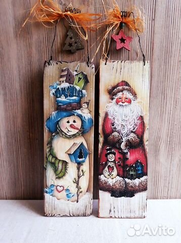 Новогодние украшения для интерьера