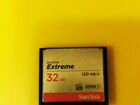 SanDisk Extreme CompactFlash 120 Mb/s 32 Gb объявление продам