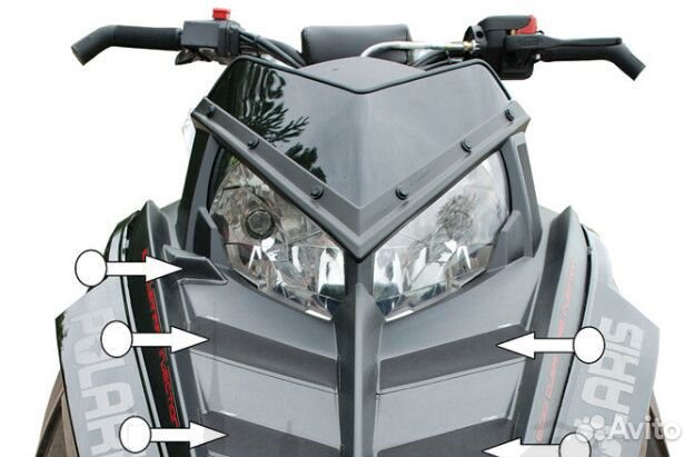Стекло для снегохода Polaris 800 PRO RMK