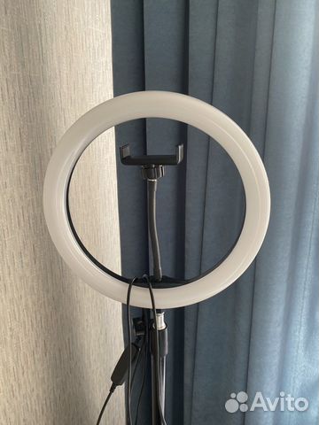 Кольцевая лампа 26 см с напольным штативом