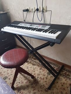 Синтезатор Casio CTK-1500+стойка+адаптер+стул