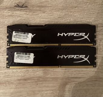 Оперативная память HyperX Fury 8GB x2 (1600 mhz )