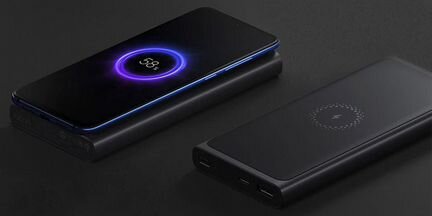 Внешний аккумулятор с беспроводной зярядкой Xiaomi