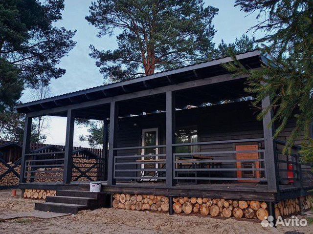 Русская баня на дровах с панорамным видом на реку