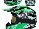 Шлем yema кроссовый зеленый объявление продам