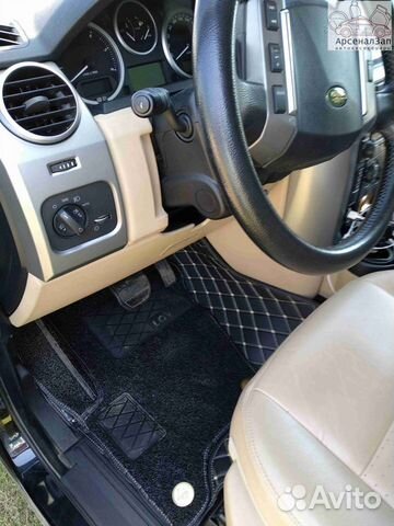 3d коврики Land Rover Range Rover Vogue из экокожи