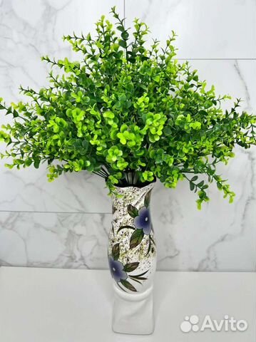 Искусственная зелень: лаванда, мокрица, бамбук