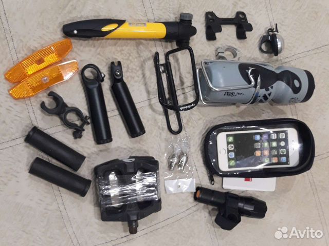 Фонарик.сумка.рога.насос.крылья.компьютер