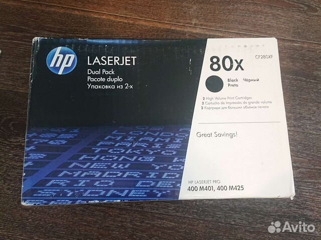 Картридж hp cf280x новый оригинальный