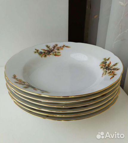 Тарелки Япония Шишки столовые