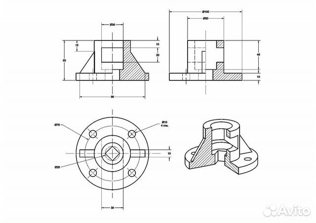 Создание чертежей в autocad