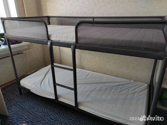 Двухъярусная кровать для взрослых икеа