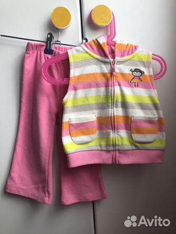 Флисовый костюм Carter’s, 18M