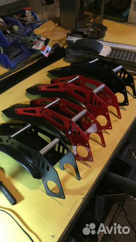 Крыло заднее красное на kugoo g-booster