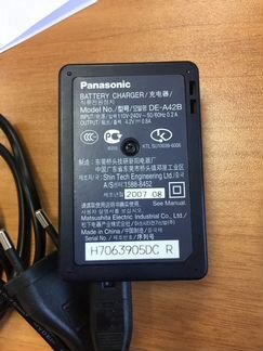 Зарядное Устройства Panasonic DE-A42B