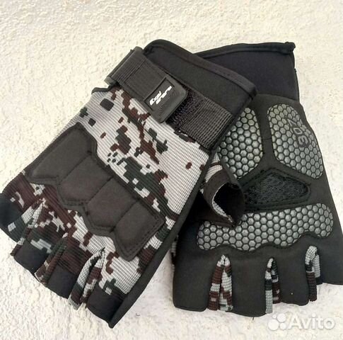 Перчатки камуфляжные (обрезные)
