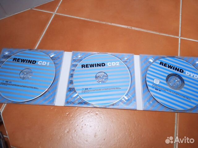 CD диск rewind 2 CD & 1 DVD