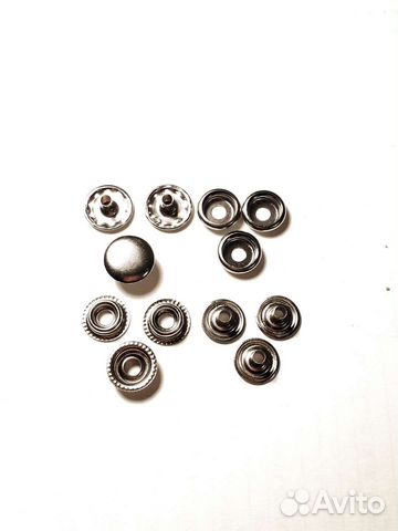 Кнопки кольцевые,размер 15мм.(оксид)