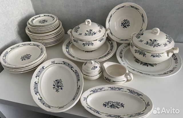 Винтаж Сервиз столовый зик Конаково СССР