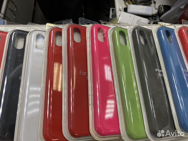 Чехлы Silicone Case iPhone XS MAX
