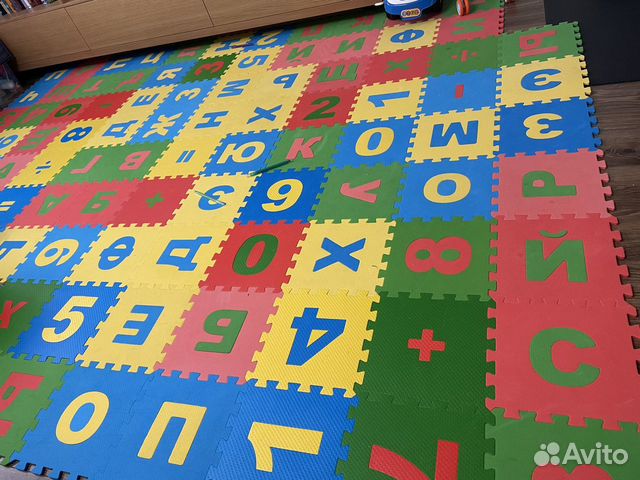 Коврик детский мягкий пазл