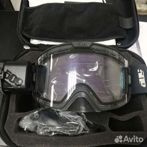 Очки для снегохода с обогревом 509 желтые