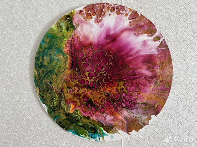 Картина флюид-арт 