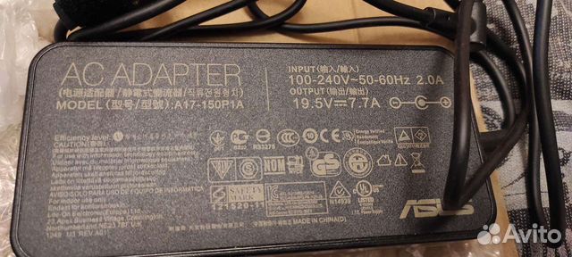 Адаптер/Зарядное устройство для ноутбука asus