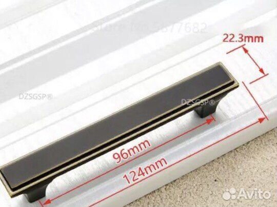 Мебельные ручки латунь