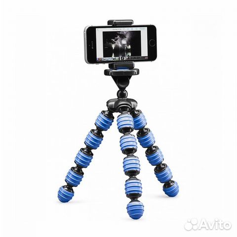 Настольный штатив Cullmann alpha 350 mobile Blue с держателем моб тел (C50024)