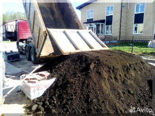 10 кубов земли это сколько фото Чернозём с доставкой купить в Самаре Товары для дома и дачи Авито