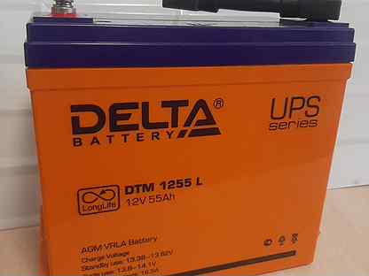 Аккумуляторная батарея Delta DTM 1255 L (12V / 55A
