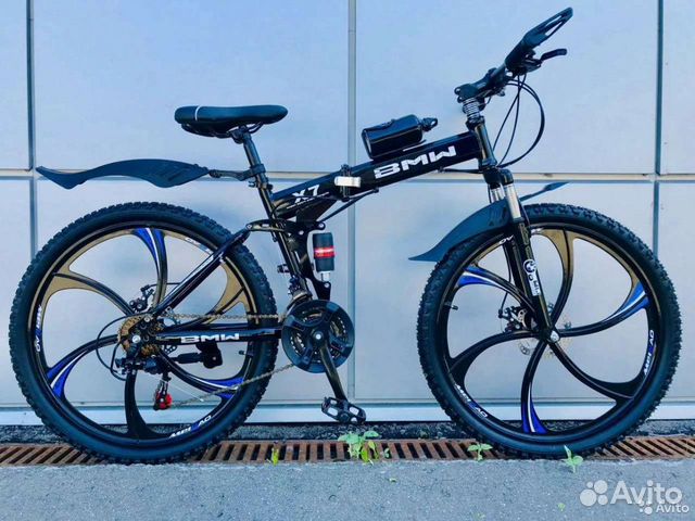 Велосипед Bmw на литых дисках
