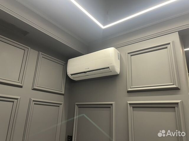 Монтаж кондиционеров.Закладка трасс, Чистка