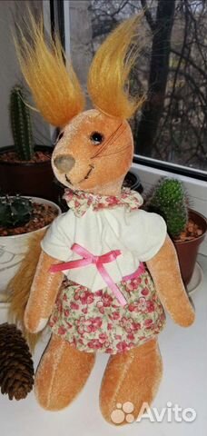 Мягкие игрушки белочка Натти и другие