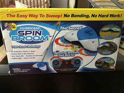 Spin broom щётка для подметания новая