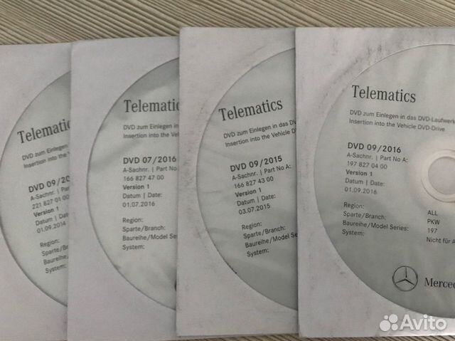 Telematics CD/DVD для Mercedes