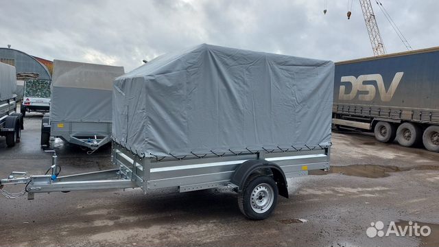 Прицеп 2,8х1,5 на подрамнике рессора Al-ko