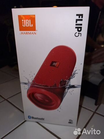 Беспроводная колонка jbl flip 5 red