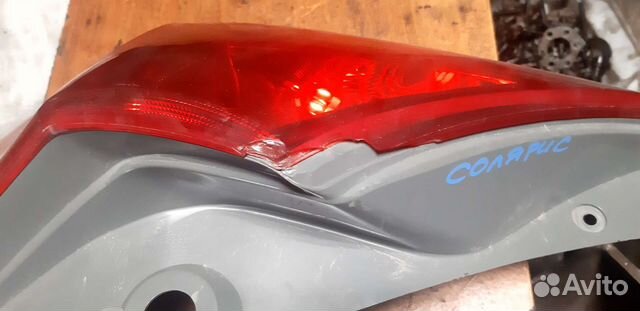 Дефектные фонари Hyundai Solaris хэтчбек