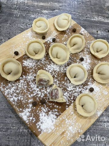 Пельмени, вареники ручной лепки