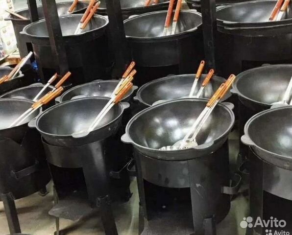 Казан чугунный, Афганский казан, печи