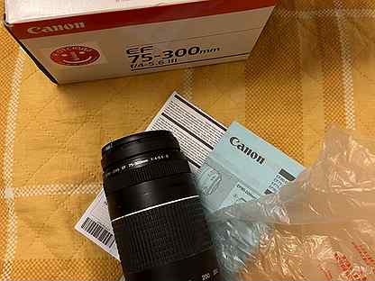 Canon Ef 75 300mm Kupit Obektiv Dlya Fotoapparata Vo Vseh Regionah S Dostavkoj Nedorogaya Fototehnika Avito