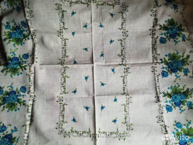 Скатерть льняная винтажная. Новая